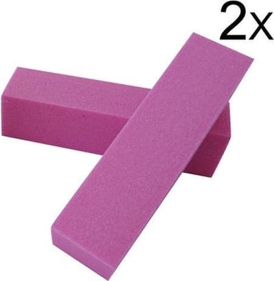Hiden - Nagel buffer - Nagel producten - Mooi & Gezond - Nagels - Nail Art - 2 stuks - Roze