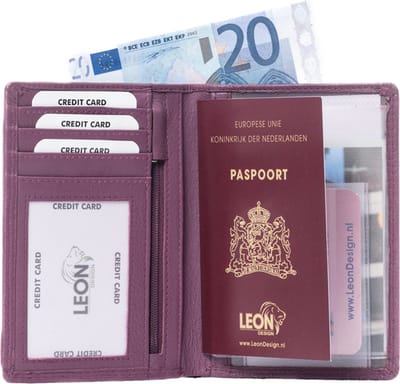 Paspoort Hoesje - Card Holder - Travel - Paspoorthouder - Travel Organizer - Reisportemonnee - Paspoorthoes - Travel Wallet - Paspoorthoezen - Reisdocumenten Organizer - Paspoort Tasje - Paspoort - Mapje - Paspoort Houder - Paspoort Cover - Cadeau
