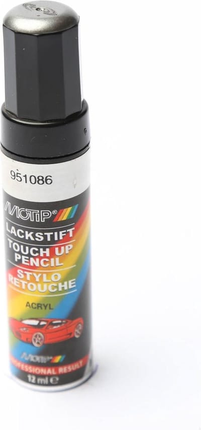 Motip 951086 - Auto lakstift - Grijs Metallic - 12 ml