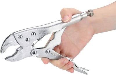 Dailygoods- Grijptang 10 Inch - Verstelbare Bek - Chrome Vanadium Staal - Eenvoudige Bediening - Versterkte Kaken - Handgereedschap - Tang