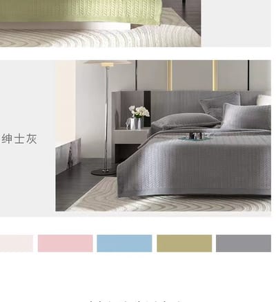 Hoogwaardige gewatteerde /Sprei/Bedovertrek/Deken 200x230 cm-Grijs