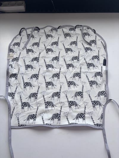 Zonnedoek voor je kinderwagen met Giraffe print