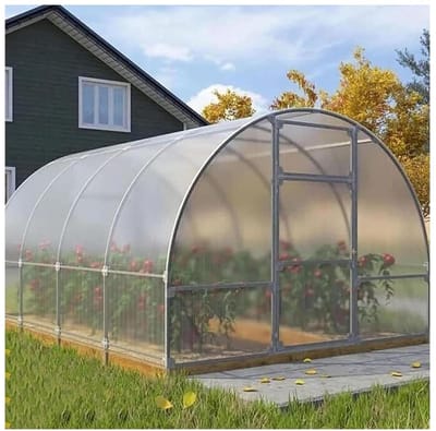 Polycarbonaat Dakplaten - Kaspanelen - Planten Kweken - UV Regenbestendig - 12 x 8 m - Transparant