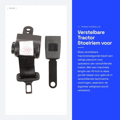 Dailygoods - Verstelbare Tractor Stoelriem voor Veiligheid