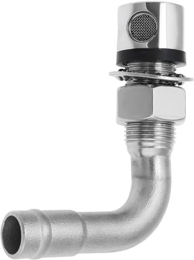 Allecto Plus - Roestvrij Staal 90° Elleboog Boot Brandstof Vent