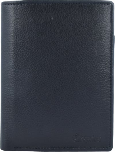 Esquire New Line Portemonnee RFID Leer 10 cm - Jongens - Staand formaat - schwarz