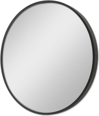 Spiegel Modugno hangend rond Ø40cm zwart