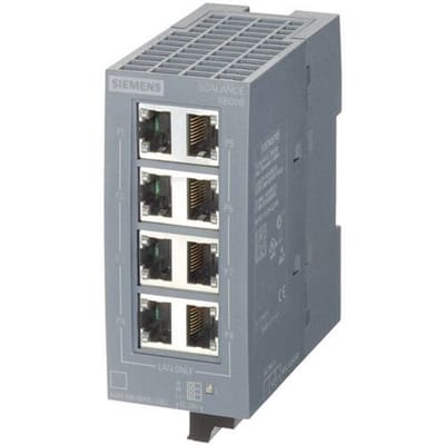 Siemens 6GK50080BA101AB2 SCALANCE XB008 Industrial Ethernet Switch 100 MBit/s