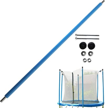 Trampoline Stangen - Reserveonderdelen - Veiligheid Buiten - Stevig Staal Frame - Tot 4.9m - Blauw