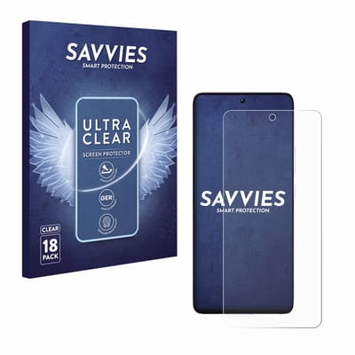 Savvies - Screenprotector voor Xiaomi Poco M7 Pro 4G - Folie Beschermfolie transparant 18 Stuks