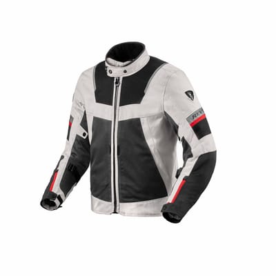 REV'IT! Tornado 4 H2O Jas Zilver Zwart - Maat L - Jas