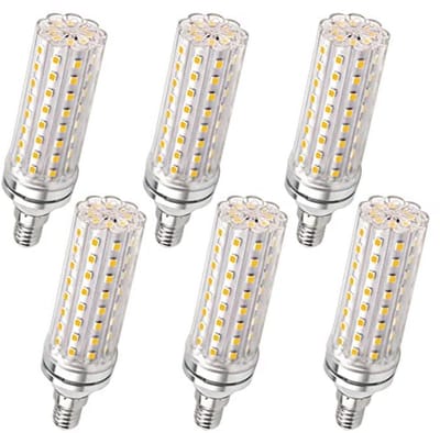 E14 LED Maïskolf 12W - Koud Wit 6000K - Vervangt 100W Gloeilampen - 6 Stuks