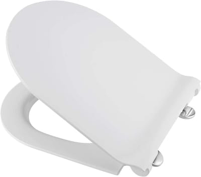 Toiletzitting - Zitting Slim - Badkamer Vernieuwen - Soft Close - Rond - Zwart