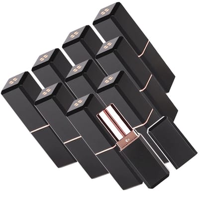 Dailygoods- Lipstick Tubes 10 Stuks - Duurzaam ABS Materiaal - Geschikt voor DIY - Vervangende Tubes - 12.1MM Vorm Compatibel - Handig voor Thuis/Salon - Lipstick Containers