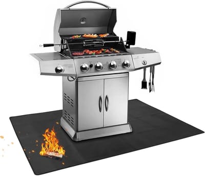 Brandfestival beschermingsmat voor brandweerlieden - waterdicht en hittebestendig - grillbescherming - 76 x 52 inch