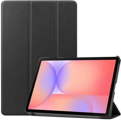 Coverup Tablethoes geschikt voor Samsung Galaxy Tab S10 Lite Hoesje - Tri-Fold Book Case met Wake/Sleep - Zwart