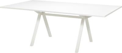 VPAX - vergadertafel - 240x120 - 75cm hoogte - Wit - Wit Frame (Fair Furniture Group – Nederlands Familiebedrijf)