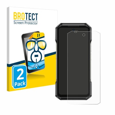 BROTECT - Screenprotector voor Ulefone Armor 27T Pro - Folie Beschermfolie transparant 2 Stuks