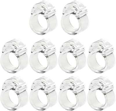 10Pcs Het Kussen Van Het Deurhandvat, 17Mm Flexibel Pvc-Materiaal, Toebehoren Om De Huishoudenmuur Te Beschermen.