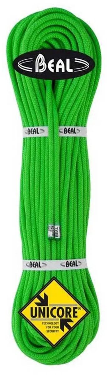 Beal Gully 7.3 Unicore Ultralicht dubbel- en tweelingtouw 50 meter groen