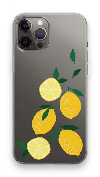 Case Company® - Hoesje geschikt voor iPhone 12 Pro Max hoesje - You're my lemon - Soft Cover Telefoonhoesje - Bescherming aan alle Kanten en Schermrand