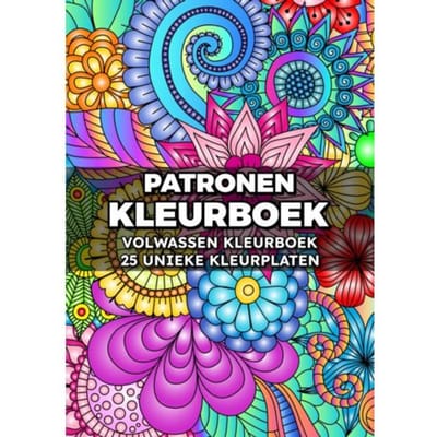 Volwassen Kleurboek: Patronen Kleurboek, 25 Unieke Kleurplaten - Kleurboeken Voor Volwassenen