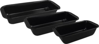 Kinghoff 4198 - 3-delige Broodbakvormen Set - Antiaanbaklaag - Geschikt voor Brood, Cake en Paté - Groot, Medium, Klein