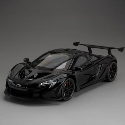 1:24 Mcl P1 Sportwagen Speelgoed Miniatuur Modellen Legering Diecast Superauto Pull Back Geluid Licht Simulatie Voertuigen Cadeaus Voor Kinderen