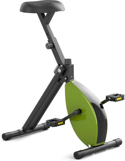 Worktrainer - Deskbike Original - Lichaamslengte 140 - 185 cm - Hometrainer - Bureaufiets - Groen / Zwart frame