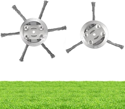 2 Stuks Staaldraad Grastrimmer Onkruidborstel - Perfect voor Tuin en Trottoir