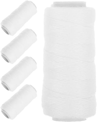 5 Rollen Gezichtsepilator Draad voor Vrouwen - Eenvoudige Haarverwijdering met Katoenen Draad voor Gezicht en Kin, Perfect voor Threading en Ontharing