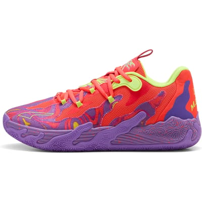 PUMA Unisex Mb.03 Lo Lava Purple Glimmer-red Blast Taglia: 44.5 | Scarpe da Allenamento Outlet | Unisex | Viola