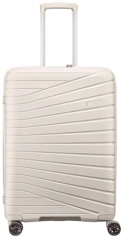 Travelbags The Vibe 4-wiel Trolley 65 cm - Uitbreidbaar 72/83 liter - 65.5x44.5x28.5 cm - wit