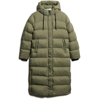 Superdry RIPSTOP LONGLINE PUFFER JACKET Dames Jas - Maat L