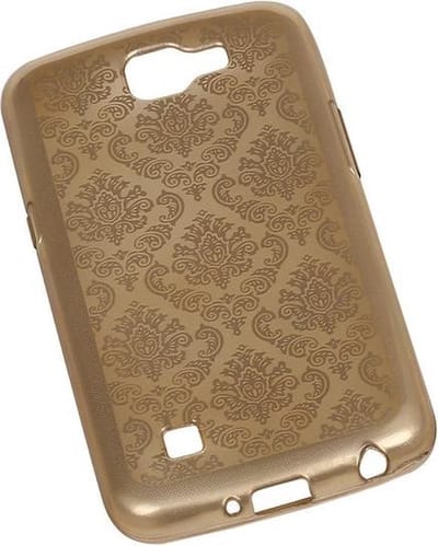 Goud Brocant TPU back case cover hoesje voor LG K4