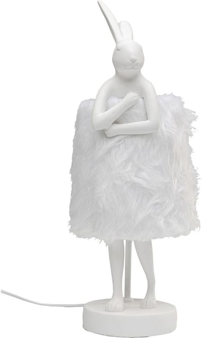 Tafellamp Animal konijn Fluff 50cm wit Kare Design