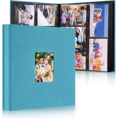 Groot Insteekalbum voor 600 Foto's (10x15 cm) - Linnen Kaft & Personaliseerbaar Fotoboek