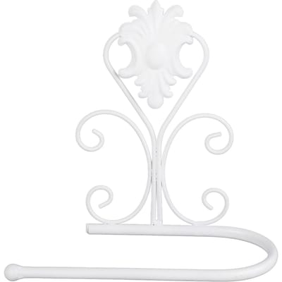 Papieren Handdoekhouder Wandmontage Tissue Rek voor Keuken Badkamer (Wit) wit
