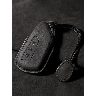 Porte-clés Pour Vw Volkswagen Gti R Mk8 Golf 8 Id.3 Id.4 Id.6 Protecteur Sans Clé Coque en Cuir pour Clé de Voiture Accessoires de Voiture gray