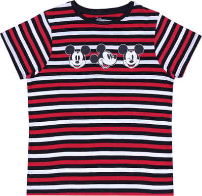 Zwarte gestreepte blouse Mickey Mouse DISNEY
