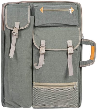 Multifunctionele Waterdichte Teken Tas 66 x 50 cm - Ideaal voor Kunstenaars en Creatieve Projecten, Smoly Grey