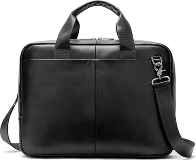 Premium Leren Laptoptas 15 4 Inch – Business Aktetas Heren Echt Leer Schoudertas Zwart- Urban U®