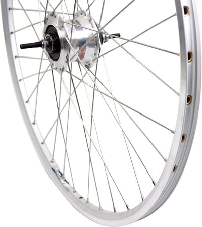 Roland achterwiel 28 Nexus 7 RB ZAC2000 zilver RVS spk