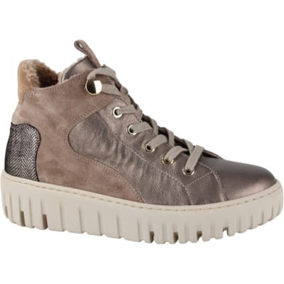Waldläufer Combi H Rits Sneaker Sneakers - Suède - Dames - Beige - Maat 42