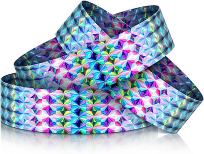 SnelShoppen - 300 Stuks Holografische Polsbandjes, Waterdichte Veiligheidsarmbanden voor Feesten, Concerten, Festivals, Neon Accessoires, Robuuste Pla