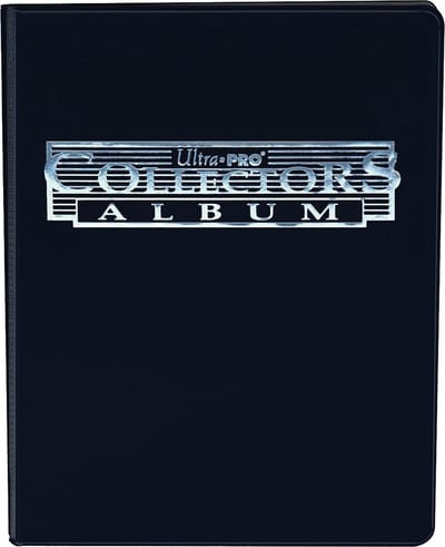 Ultra Pro Collectors Album Portfolio Boek 4-Pocket Zwart - GEEN multomap / NIET uitbreidbaar