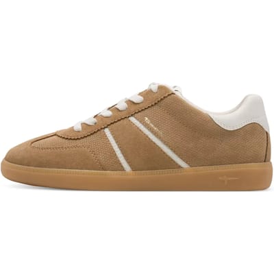 Tamaris Sneaker 1-23624-43 341 Dames Lage Damesschoenen Leer M2362443 taupe