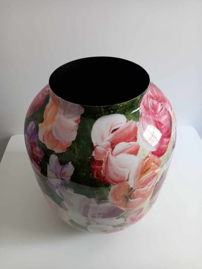 House of nature vaas barroso flowers metaal 25x31cm