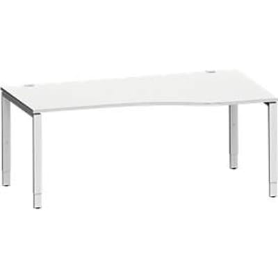 Schäfer Shop Genius bureau MODENA FLEX, aanbouw rechts, B 1800 mm, lichtgrijs