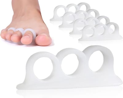 Set van 4 Teenspanners voor Comfortabeler Lopen, Ideaal voor Thuis en Reizen
